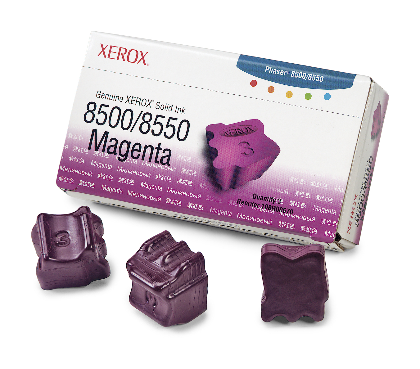 XEROX 3 magenta vax 3.000 sidor