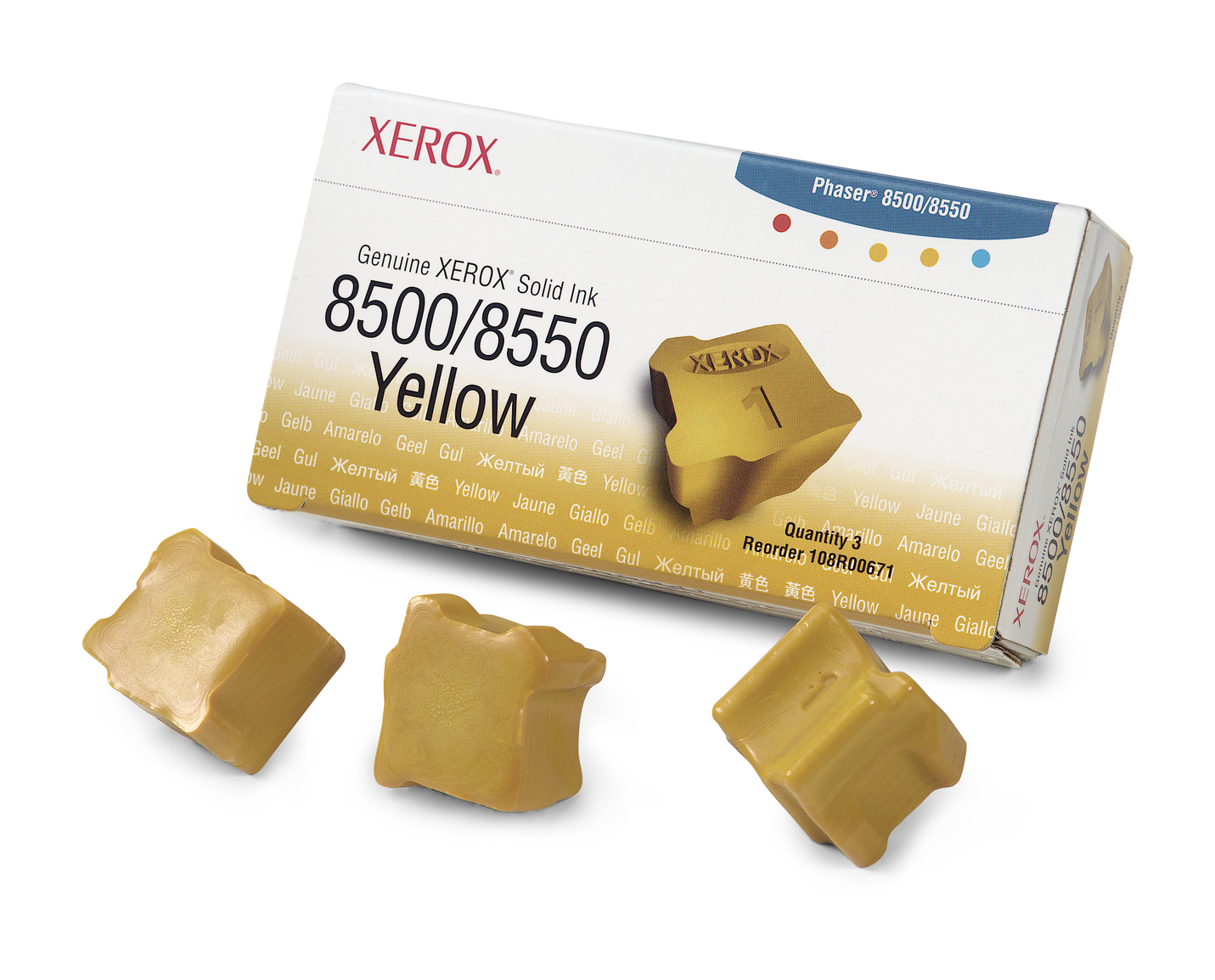XEROX 3 gul vax 3.000 sidor