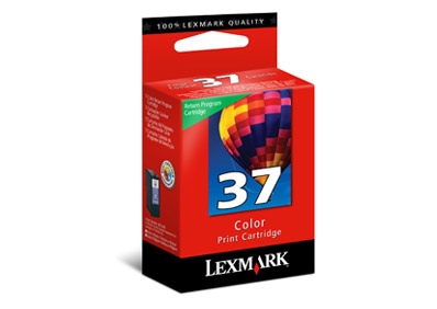 Lexmark bläckpatron 37 original färg 150 sidor