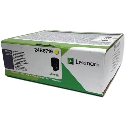 Lexmark toner 24B6719 original gula 13 000