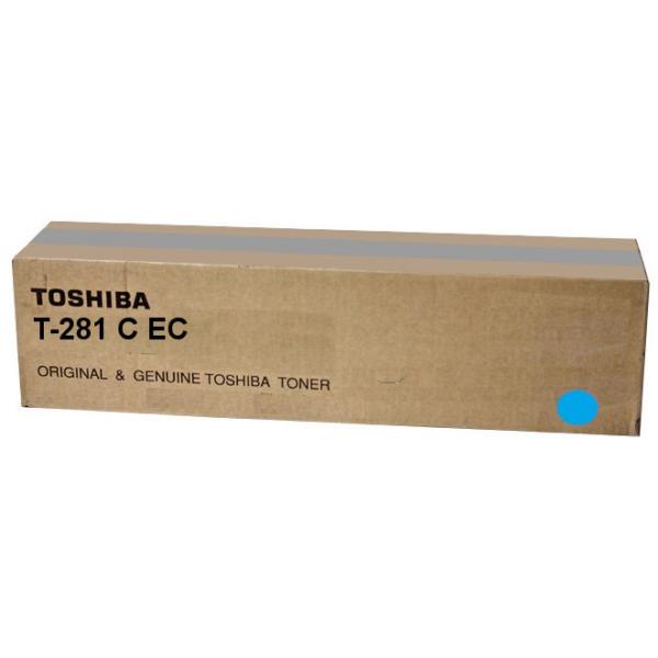 Toshiba toner T-281C-EC original cyan 10 000 sidor