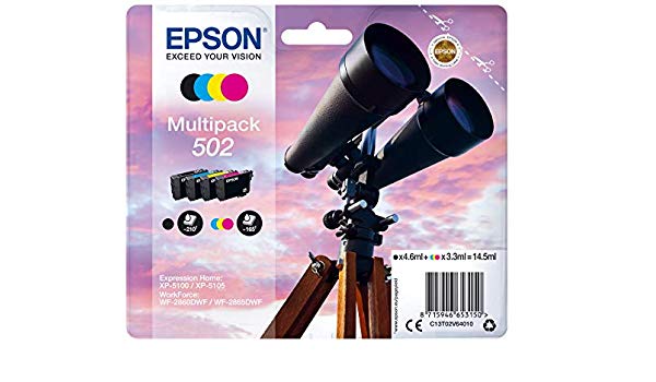 EPSON Multi Pack 502 Incl. BK/C/M/Y Bläck