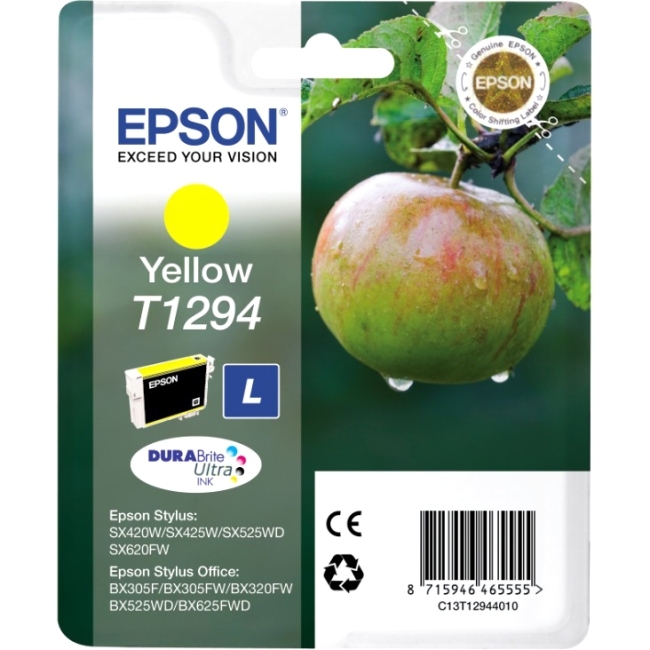 EPSON gul bläckpatron T1294 /Äpple 7 ml