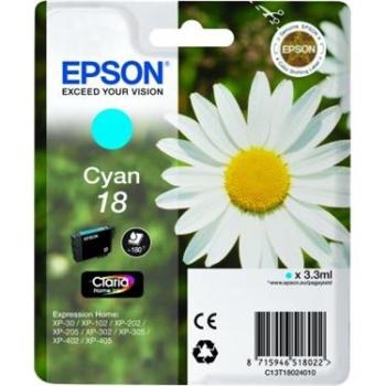 EPSON cyan bläckpatron 18 3,3ml