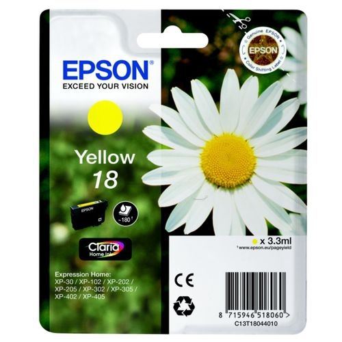 EPSON gul bläckpatron 18 3,3ml