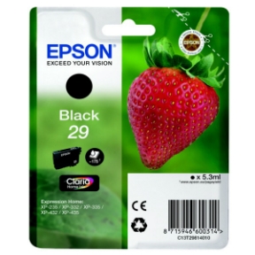 EPSON bläckpatron 29 original svart 5.3 ml