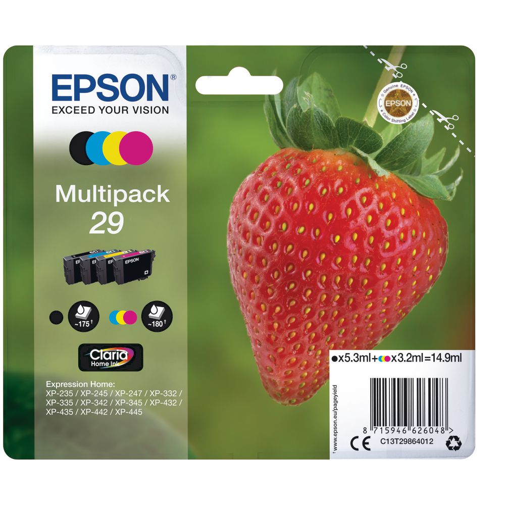 EPSON Bläck Multipack 29 4-färger