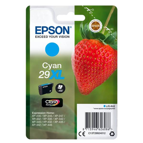 EPSON bläckpatron 29XL original cyan 6.4 ml