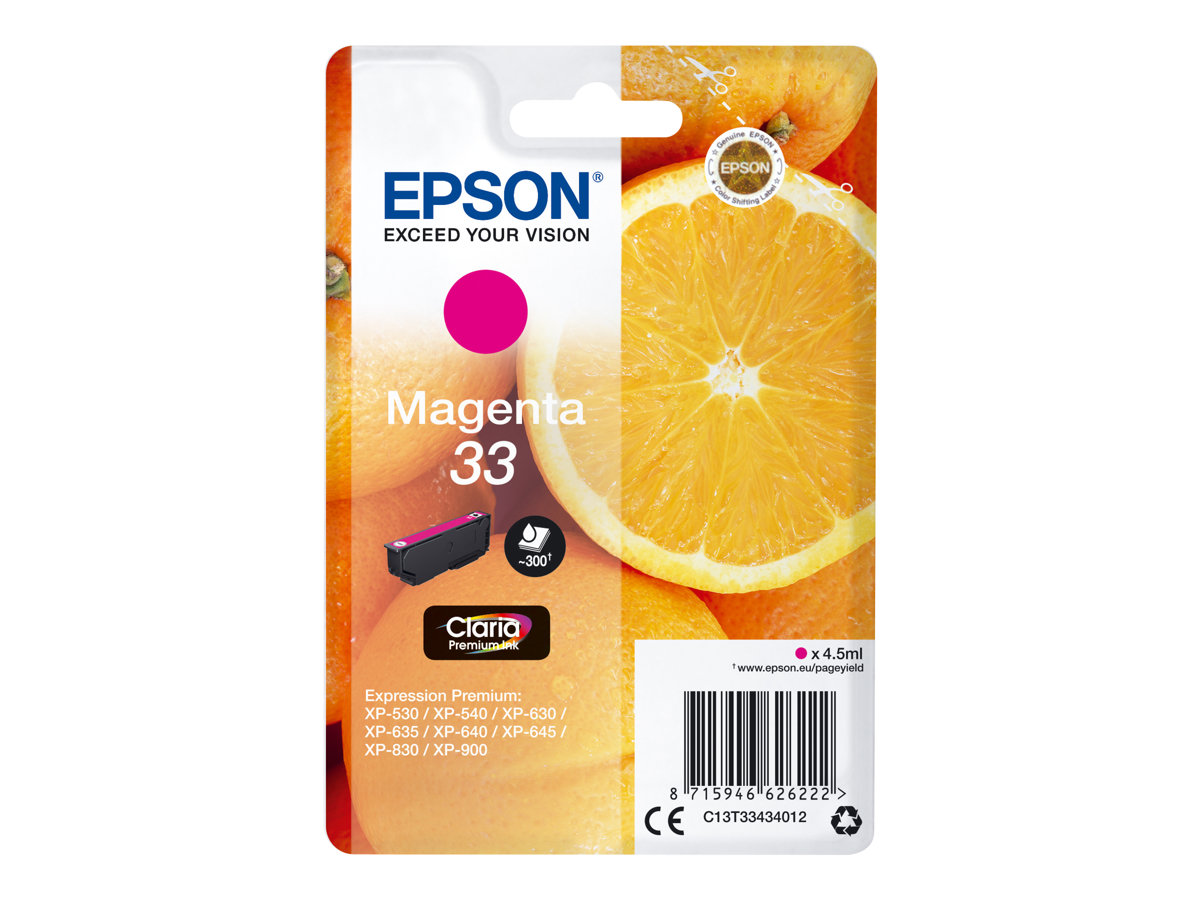 Epson bläckpatron 33 original magenta 4,5 ml