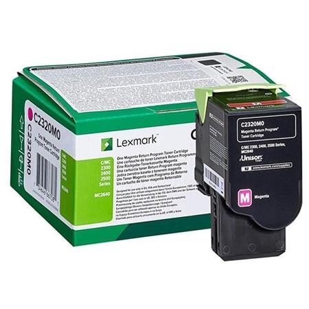 Lexmark toner C2320M0 original magenta 1000 sidor