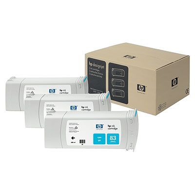 HP Cyan UV Ink Multi Pack No. 83 (680 ml) *3-pack*