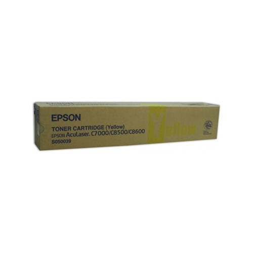 EPSON toner S050039 original gul 6.000 sidor
